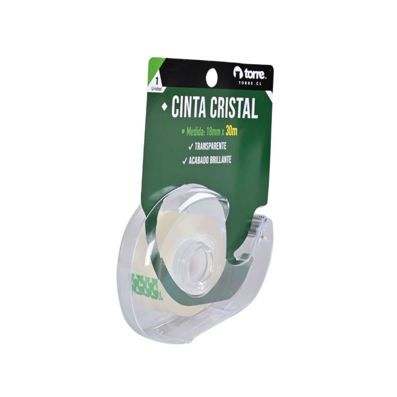 Pack X 4 Cinta Cristal Con Dispensador 18mm. X30m. Torre image number 0.0