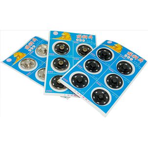 Broche Met&aacute;lico Presi&oacute;n 2.5cms Negro, Niquelado O Envejecido