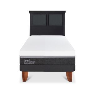 Cama Europea Cic Ortopedic Advance / 1.5 Plazas / Base Normal + Respaldo