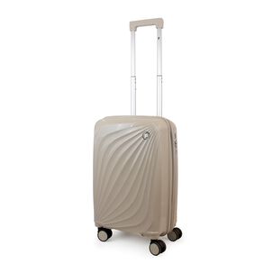 Pack 2 Maletas Cabina S 10k + Grande L 23k Slay Beige F La Maleta De Chile