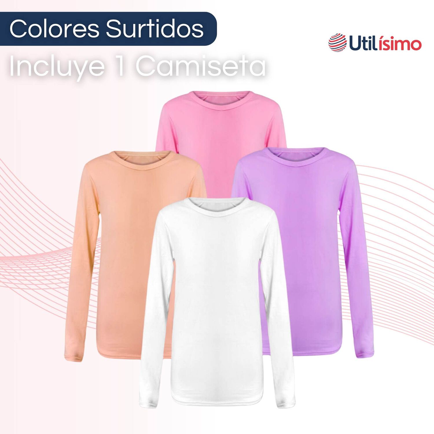 Camiseta Bamb&uacute; Manga Larga Ni&ntilde;a Primera Capa Invierno image number 1.0
