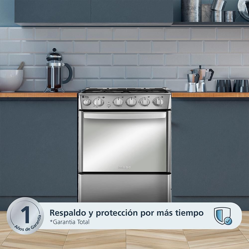 Cocina A Gas Mabe CMC5540FX1 / 4 Quemadores image number 5.0