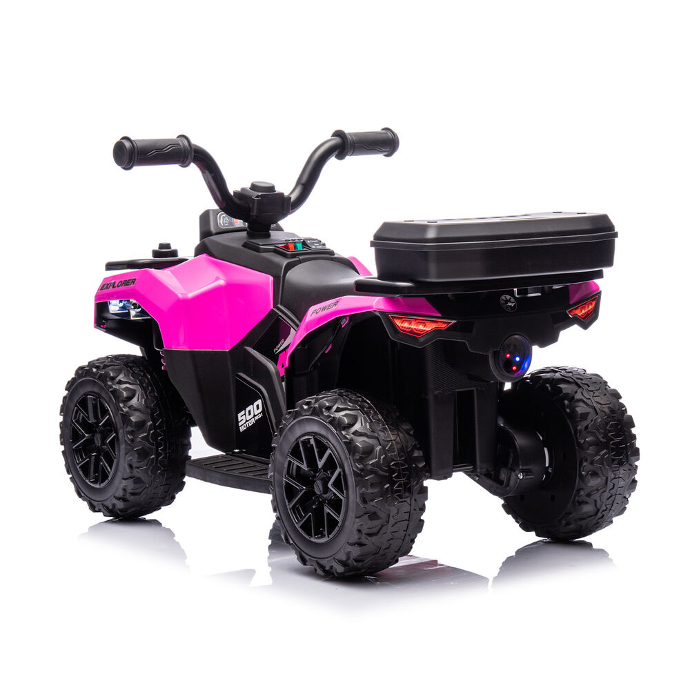 Cuadrimoto A Batería Quad Sx Rosa Bebesit image number 8.0