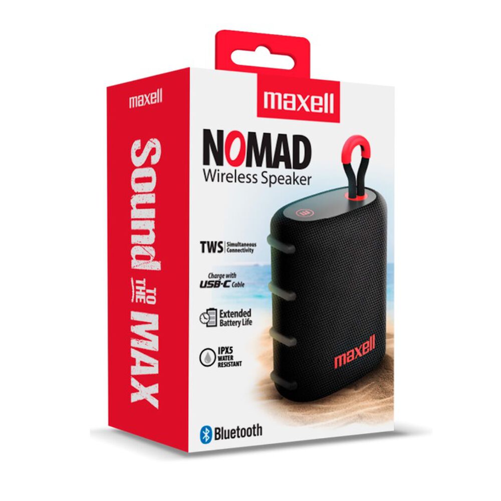 Parlante Bluetooth Maxell Portátil Modelo Bt-nomad image number 0.0