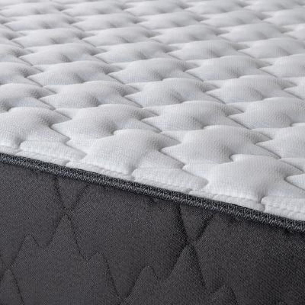 Cama Europea Rosen Wave / 2 Plazas / Base Normal + Set De Maderas image number 11.0