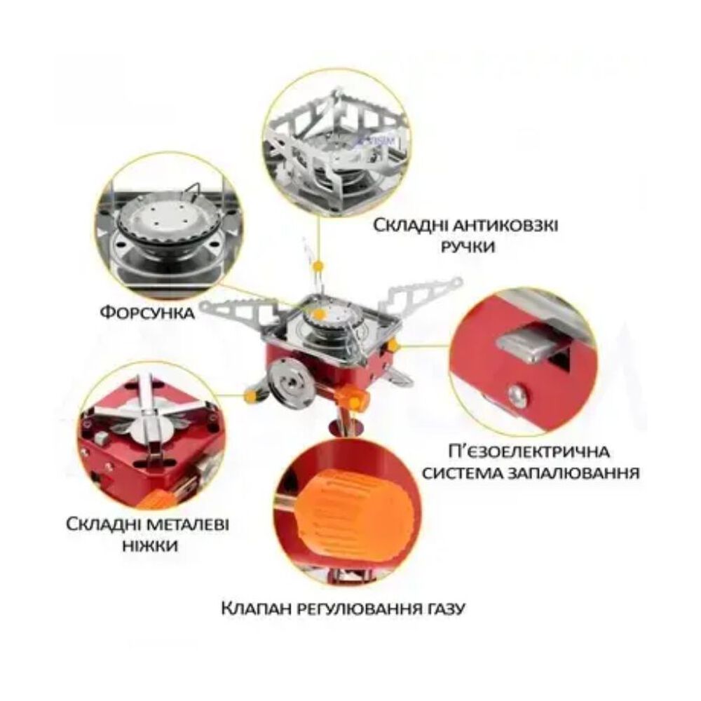 Estufa De Gas Para Acampar Mini Cocinilla Camping image number 1.0