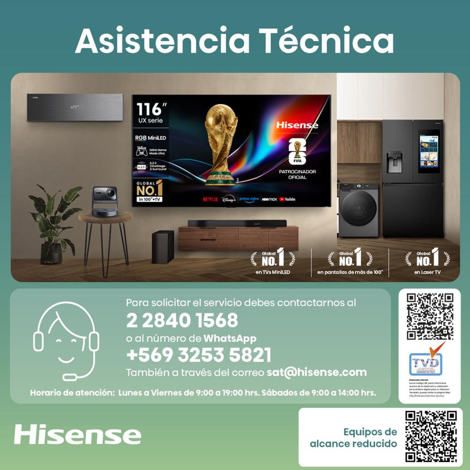 Qled 43" Hisense 43QD5SV / Ultra HD 4K / Smart TV image number 7.0