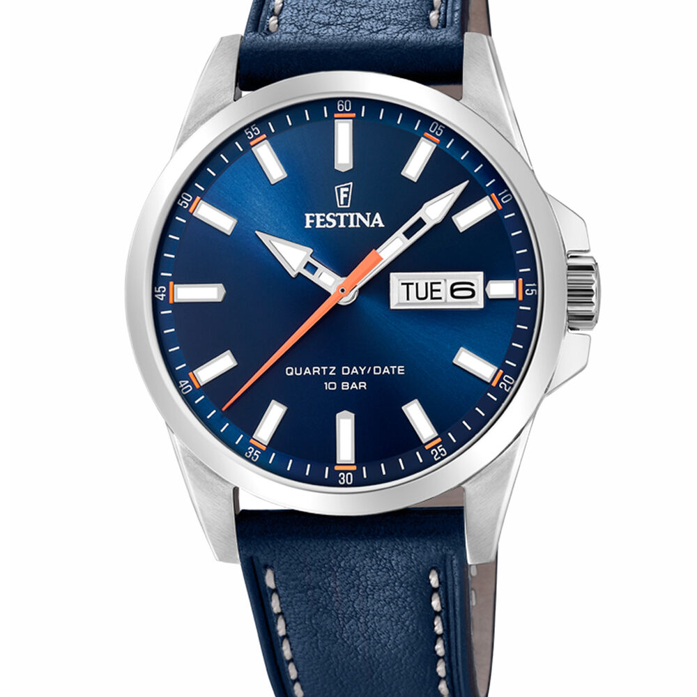 Reloj F20358/3 Festina Azul Hombre Acero Clásico image number 0.0