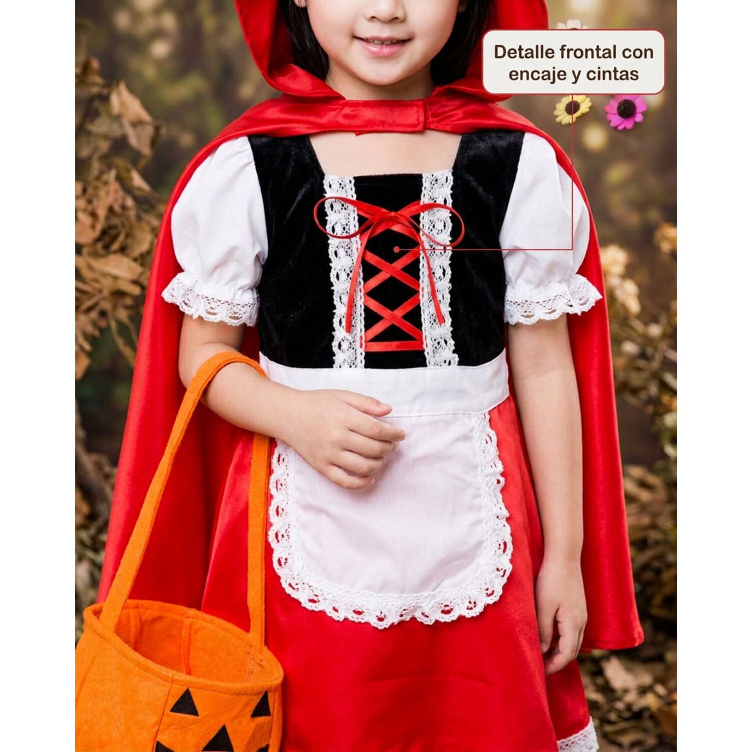 Disfraz Infantil Caperucita Roja Completo image number 10.0
