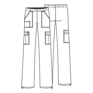 Pantalon Clinico Cherokee Azul Marino Enfermera 4005