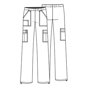 Pantalon Clinico Cherokee Azul Marino Enfermera 4005