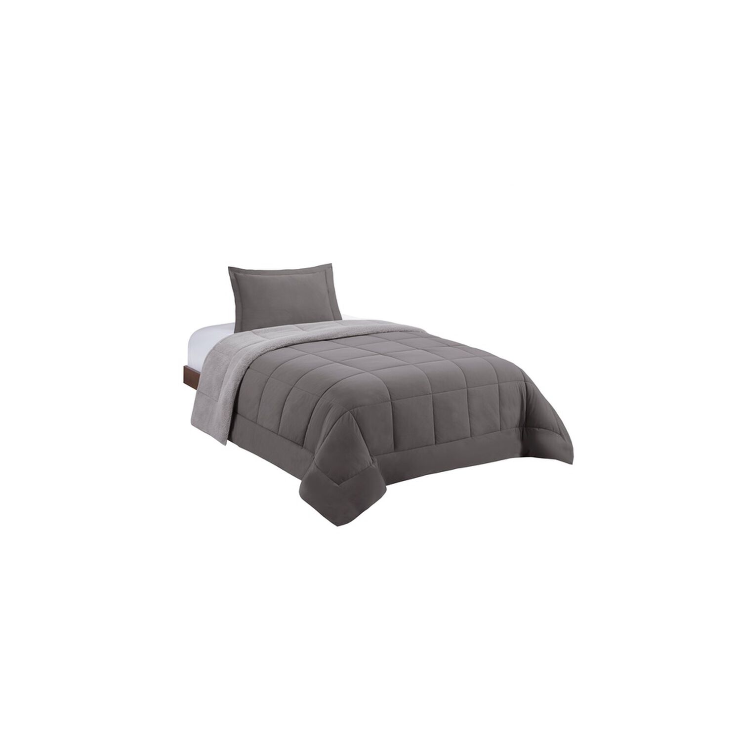 Plumon Andes Velvet Matte Gris 1.5 Pl image number 1.0