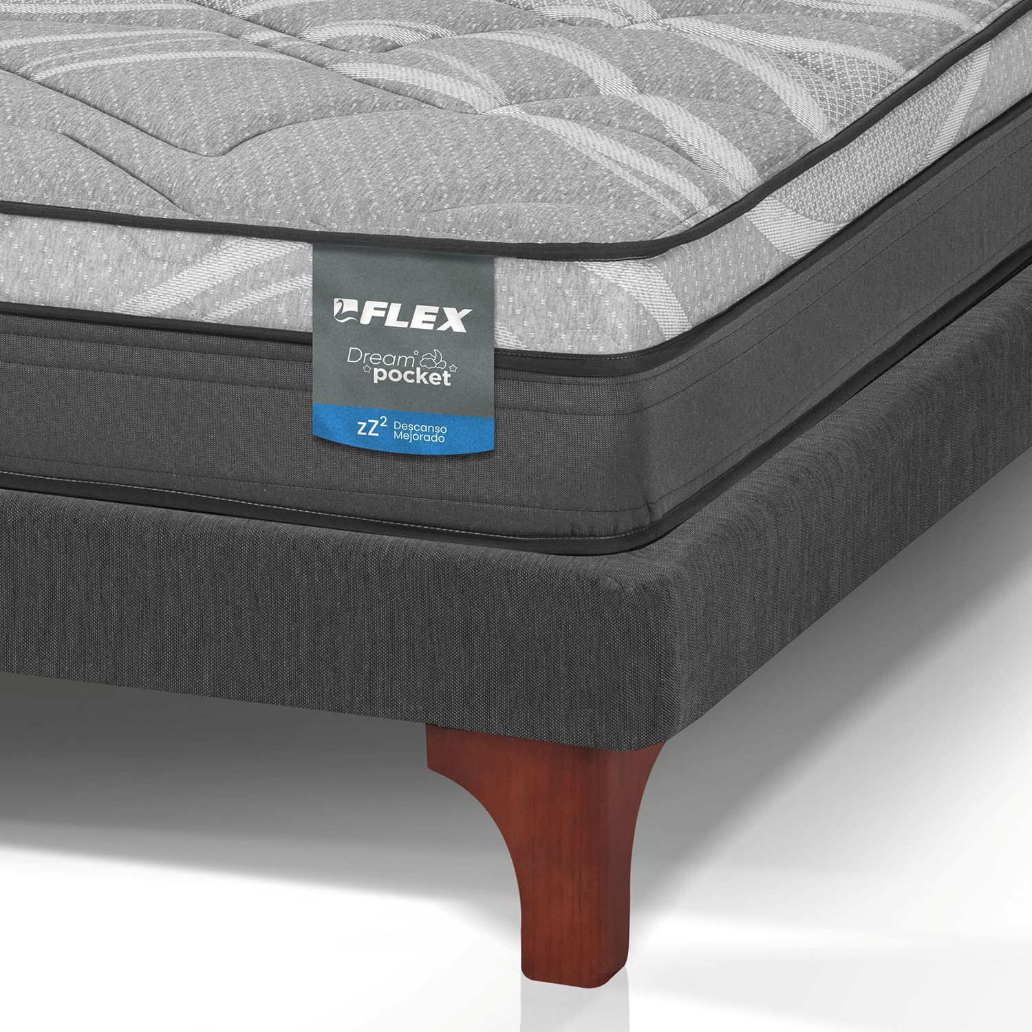 Cama Europea Flex Dream Pocket / 1.5 Plazas image number 2.0