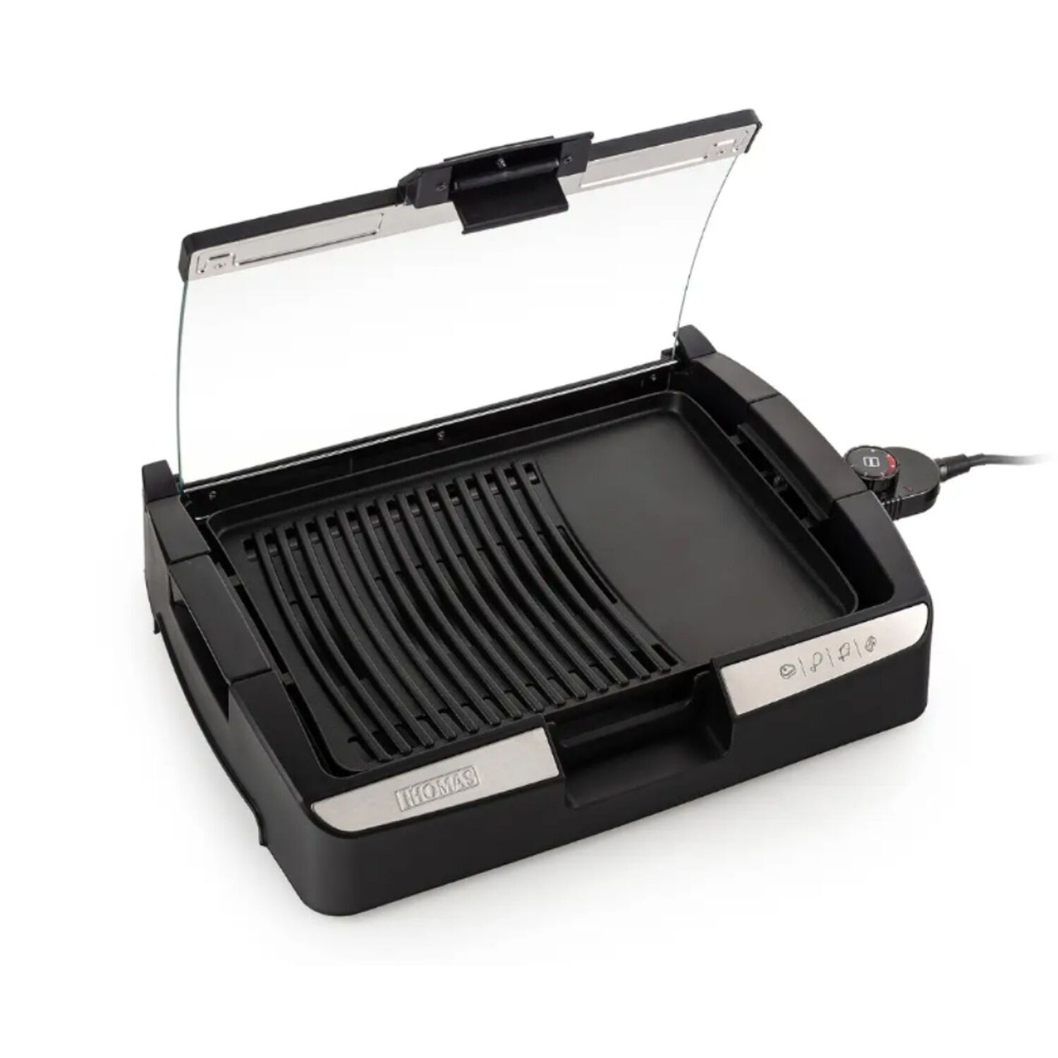 Parrilla El&eacute;ctrica Thomas Th-224 Grill Y Plancha Cocina image number 4.0