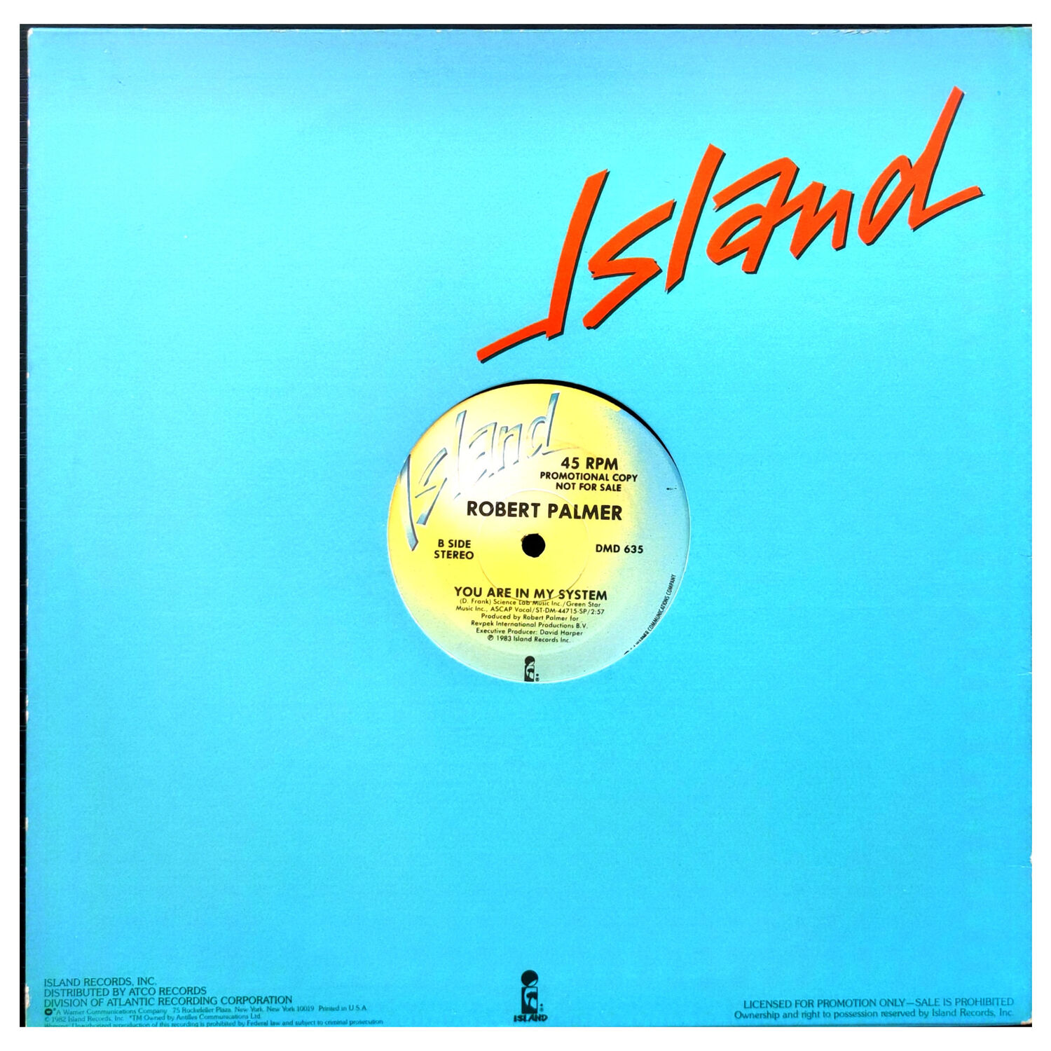 Robert Palmer - You Are In My System | 12" Maxi Single Usado image number 0.0