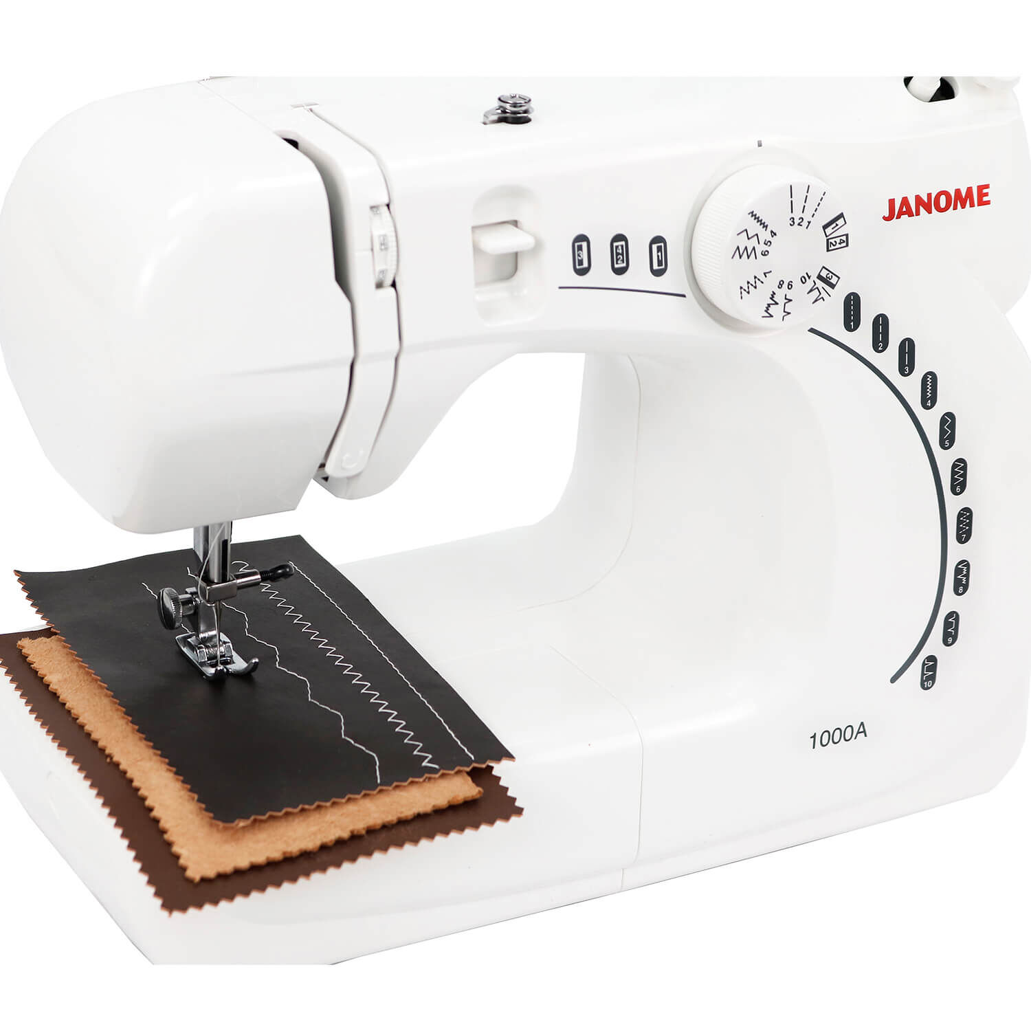 Combo Janome M&aacute;quina De Coser 1000a + M&aacute;quina Overlock 8002d image number 4.0