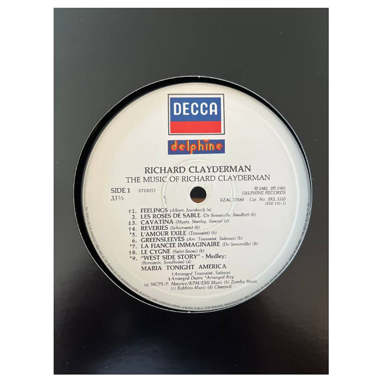 Richard Clayderman - The Music Of Richard Clayderman | Vinilo Usado image number 1.0
