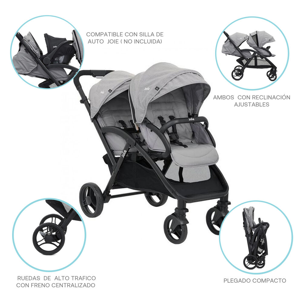 Coche Paseo Evalite Duo Pebble Joie image number 4.0