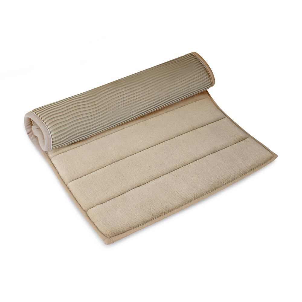 Alfombra De Ba&ntilde;o Nautica Home 50x80cm Coralina Ultra Suave Beige image number 2.0