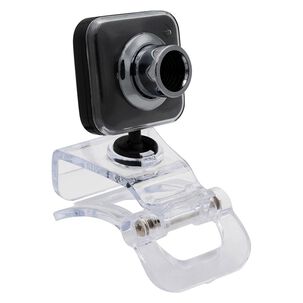Webcam Usb Con Micr&oacute;fono Y Anclaje Universal Vga 480p X28