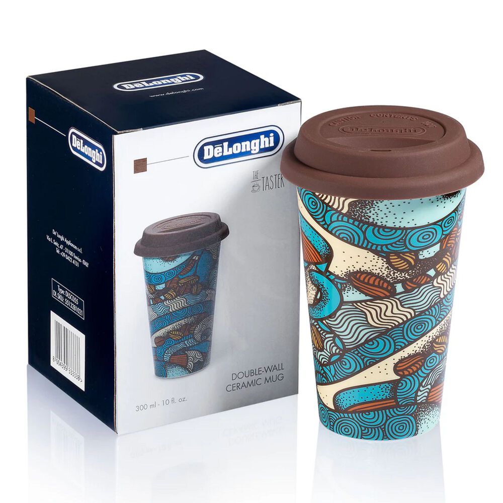 Mug Taza Ceramica Doble Pared Delonghi Granos 300 Ml image number 1.0