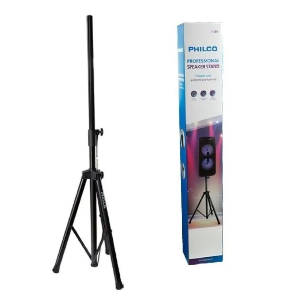 Tripode Para Parlante 1.8 Mt Negro image number 0.0