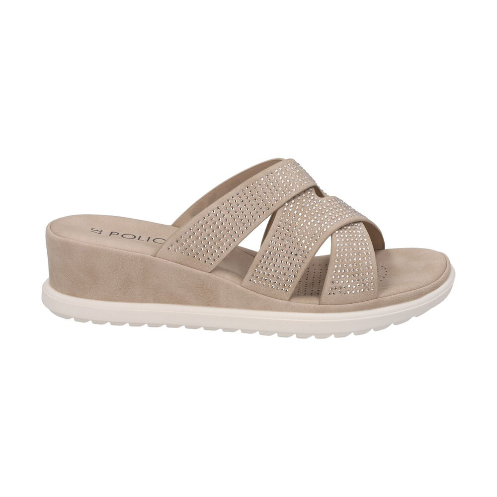 Sandalia Mujer Beige Lili Police image number 4.0