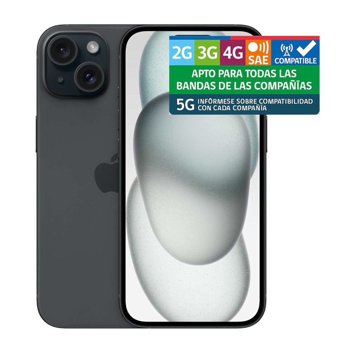 iPhone 15 Apple / 5G / 512 GB / Negro / Liberado image number 6.0