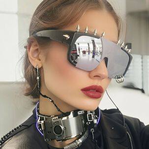 Lentes Retro Futuristas Steampunk Rave Rock Para Mujer