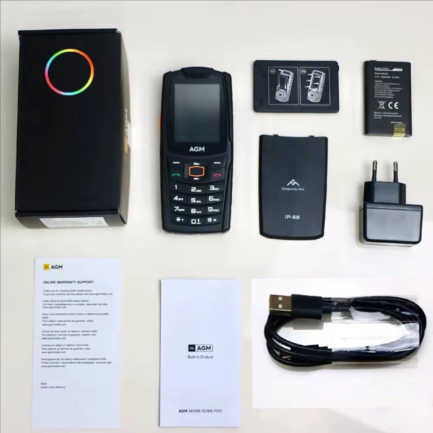 Celular Rugerizado Agm M6 4g | Ip68 | Altavoz 109db | Dual Sim | 2500mah | Linterna T&aacute;ctica image number 9.0