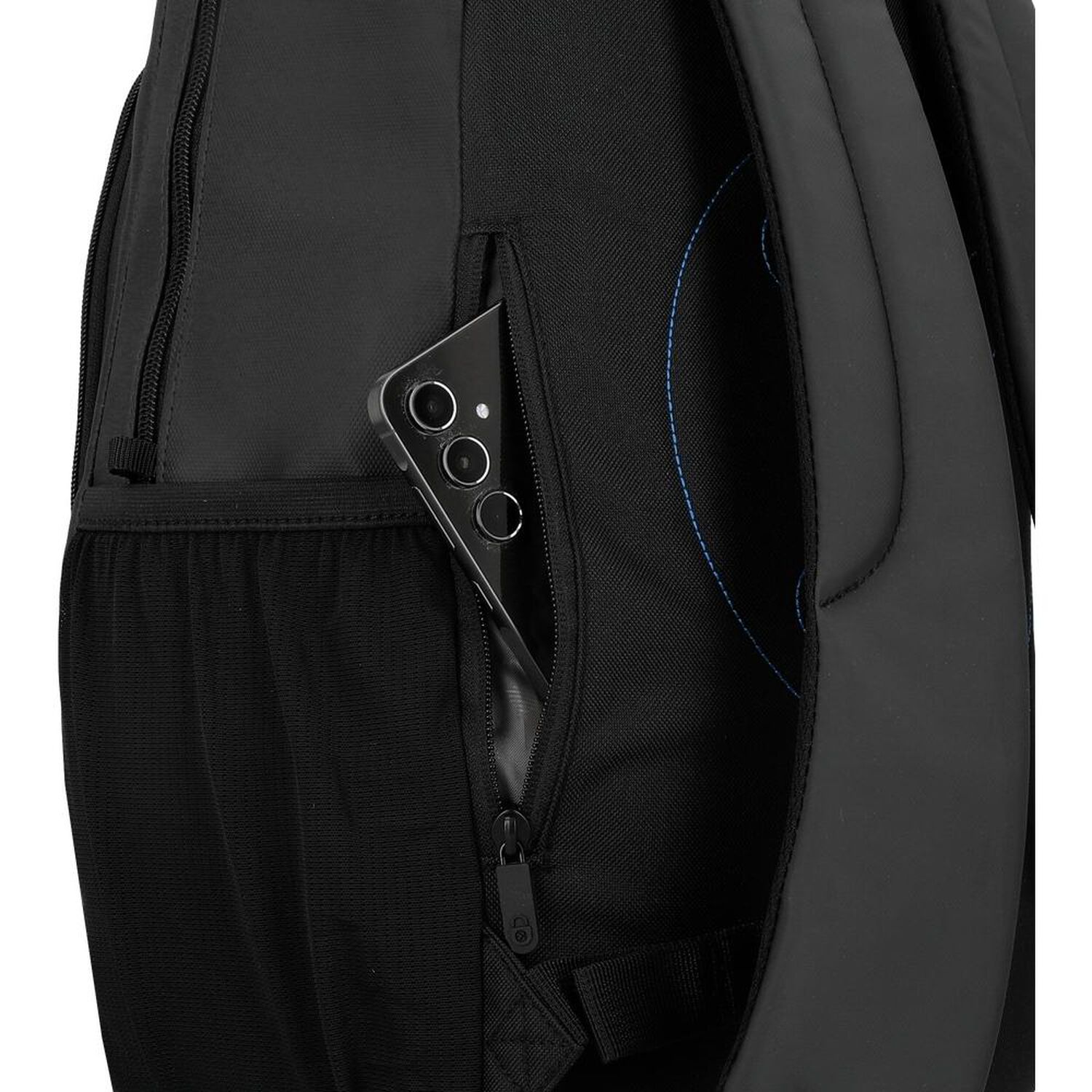 Mochila Notebook Xtrem Bronx 2.0 6xt Negro/azul 16" image number 8.0