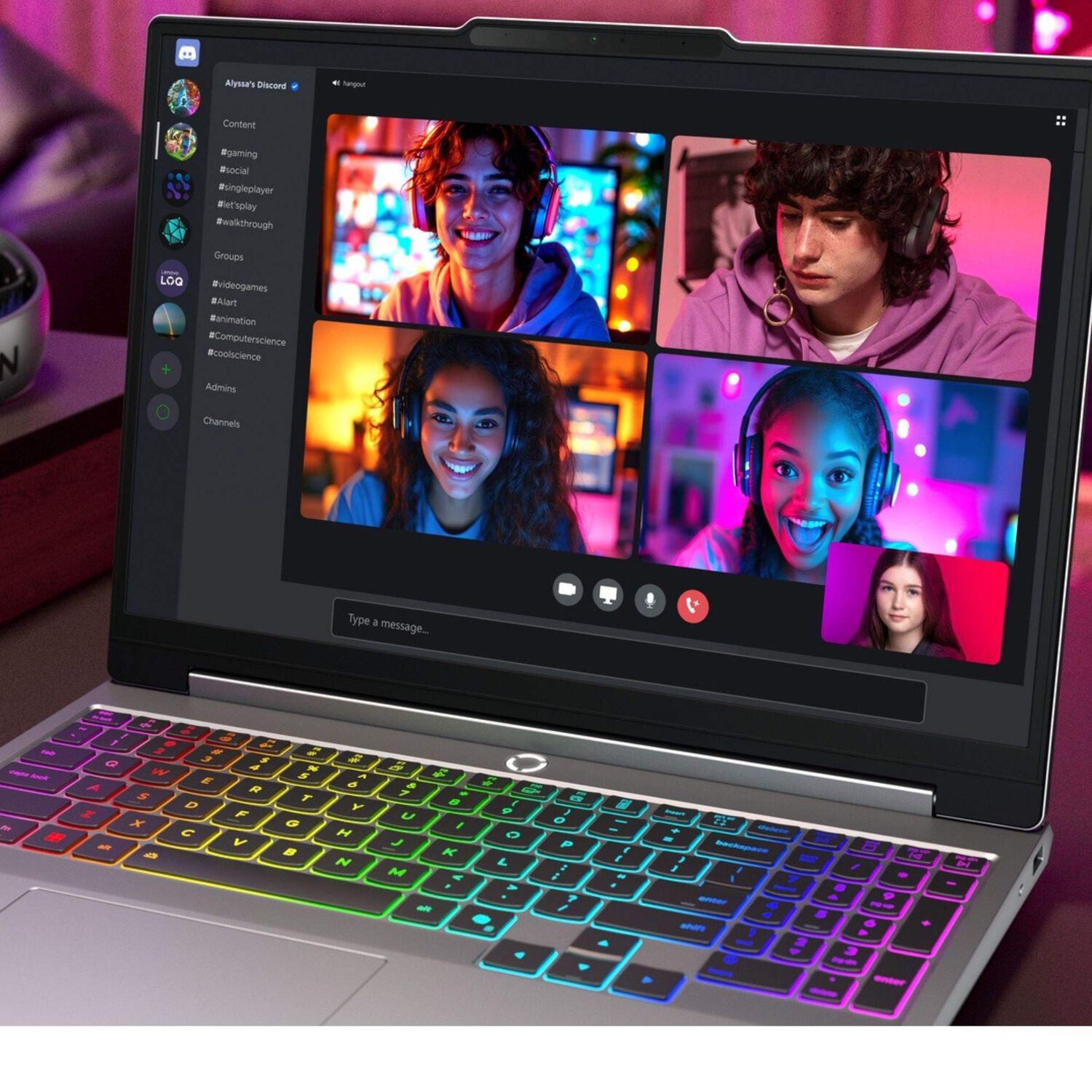 Notebook Gamer Lenovo Loq Amd Ryzen 7 16gbram 512gbssd Nvidia Geforce Rtx 5060 15.3" image number 5.0
