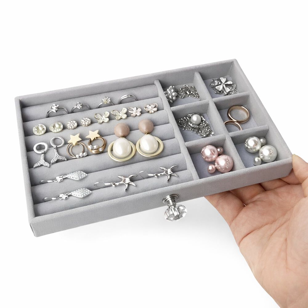 Organizador De Joyas Elegante 2 Pisos Acr&iacute;lico Caja Joyero image number 2.0