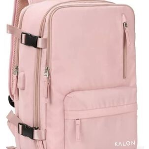 Mochila De Senderismo Impermeable De Viaje Grande Con Interf Rosa