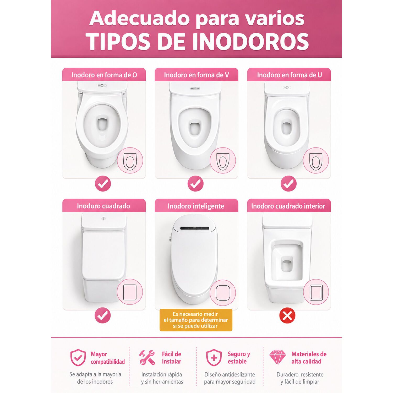 Asiento Adaptador Wc Con Escalera Para Ni&ntilde;os image number 7.0