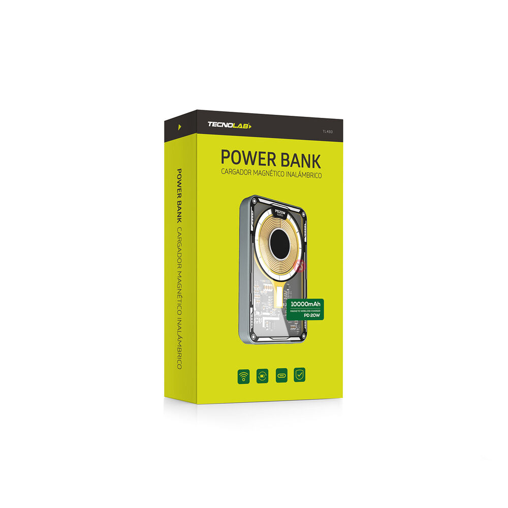 Power Bank Carga Qi Carga R&aacute;pida 10000mha 20w - Ps image number 2.0