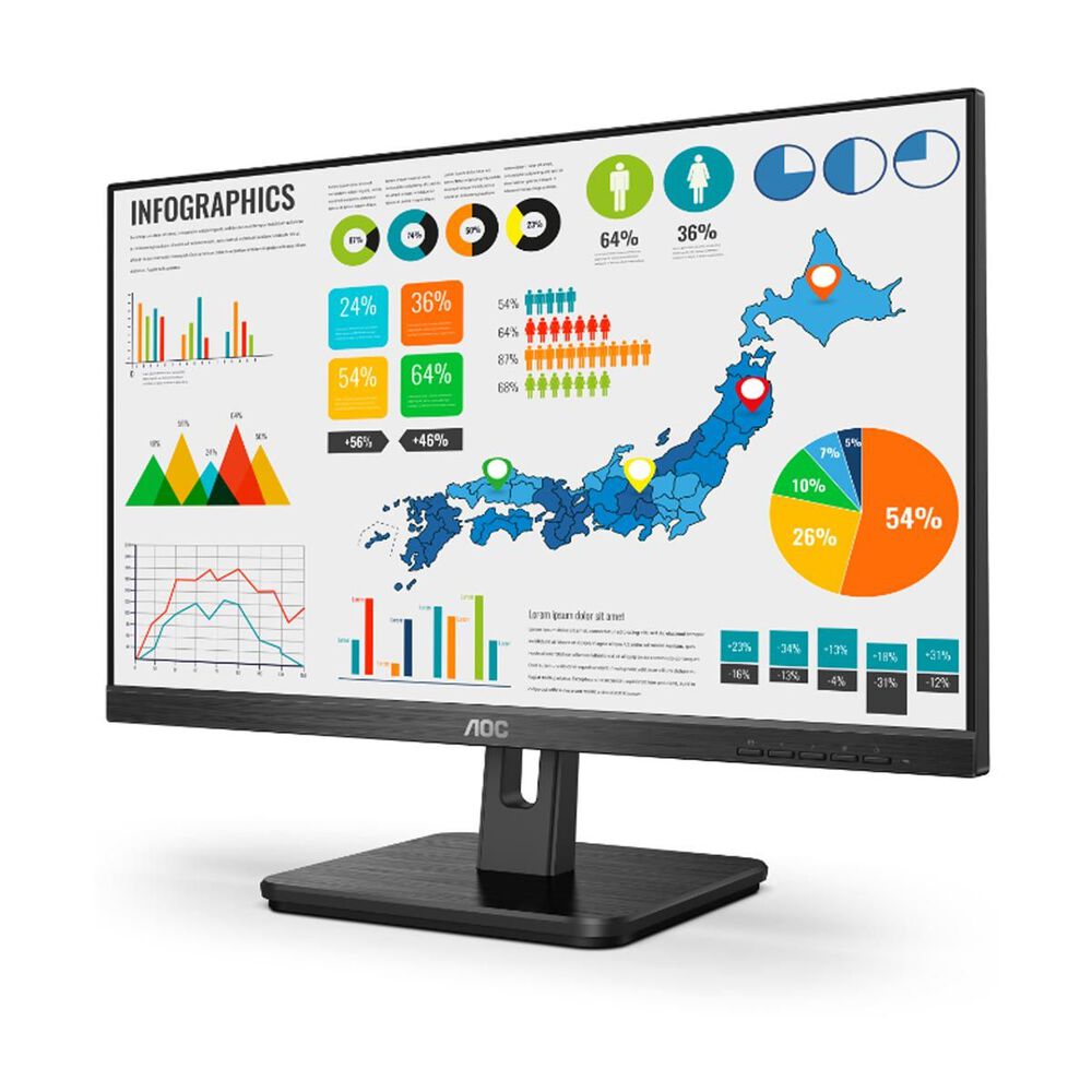 Monitor Aoc 27e2h De 27" (ips, Full Hd, Hdmi Vga, Vesa) image number 2.0