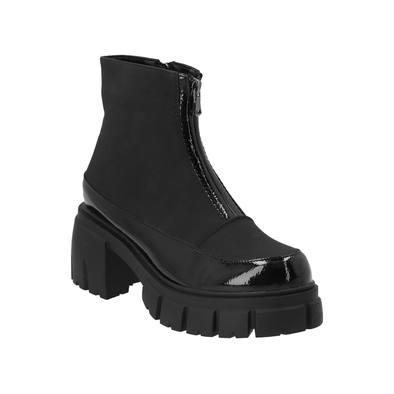 Botin Mujer Negro Plataforma Eva Detogni image number 2.0