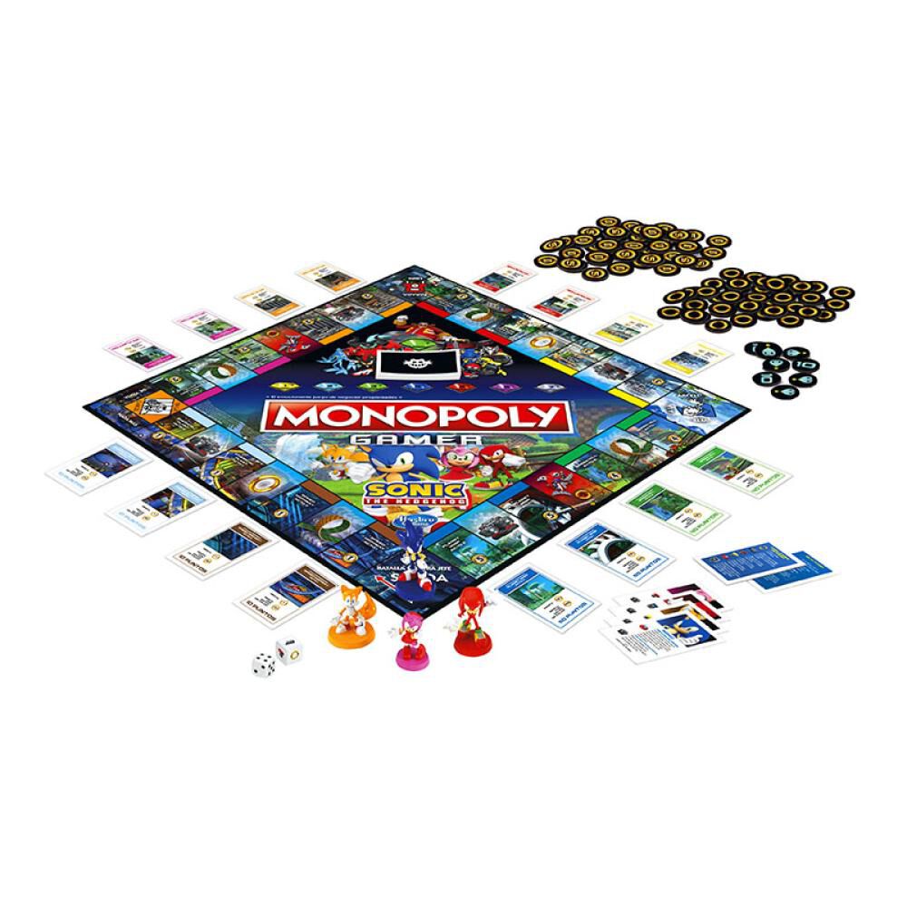 Juegos Familiares Monopoly Gamer Sonic The Hedgehog image number 2.0