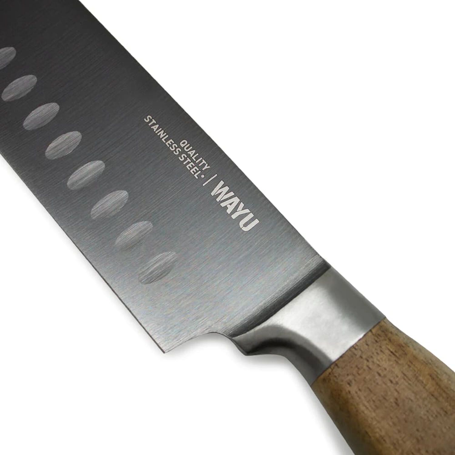 Cuchillo Santoku Wayu 30cm Acero Antiadherente image number 2.0