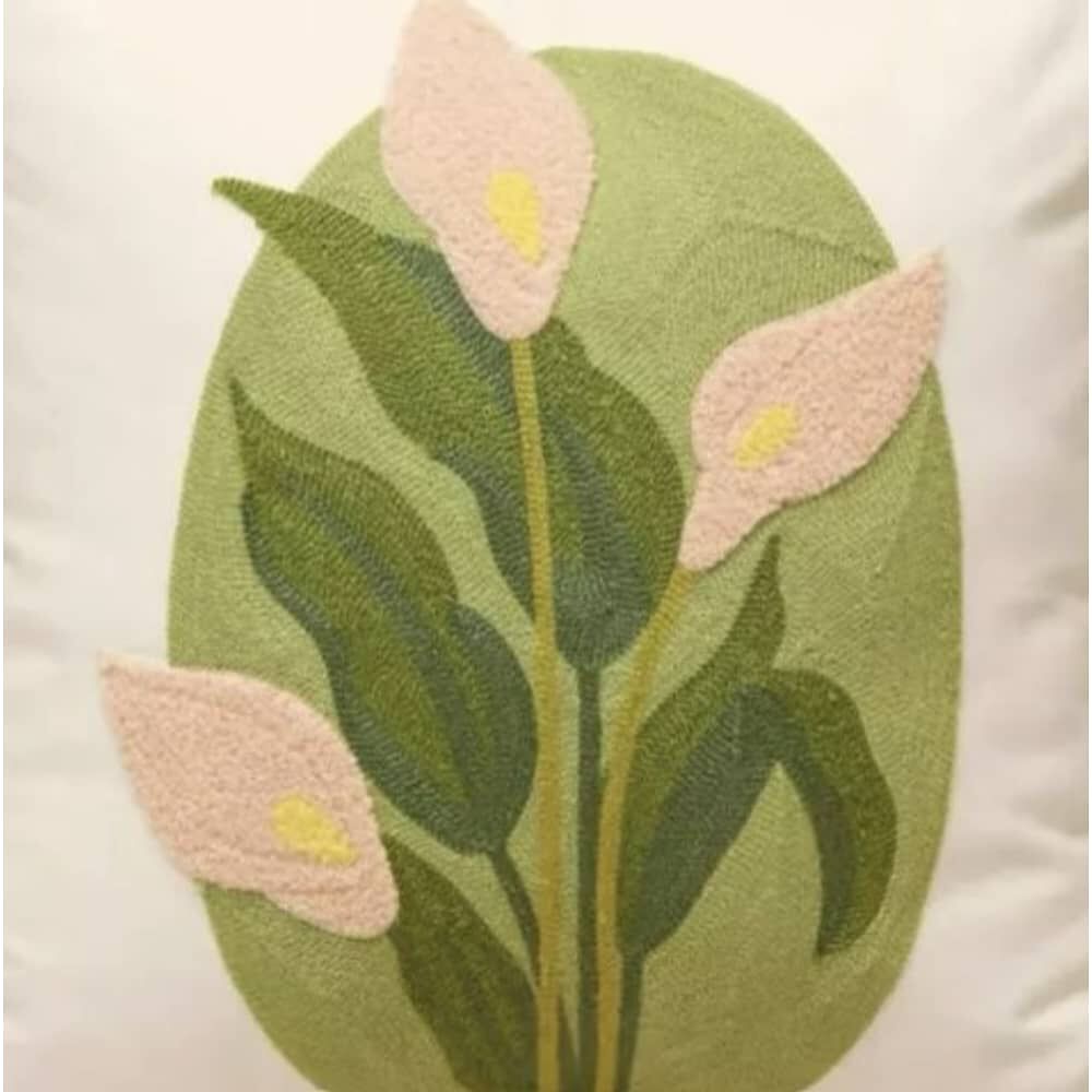 Funda Bordada Para Cojin 45x45cm Cierre Oculto Algodon image number 2.0