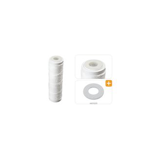 Cartucho Filtro Bobina Hilo + Carb&oacute;n Activo 9"3/4 Aqua