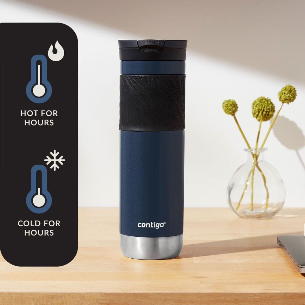 Contigo Mug Byron 2.0 Snapseal Acero Inoxidable 710ml - Azul Midnight Berry image number 3.0