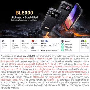 Blackview Bl8000 - Resistente 5g, Ip68, Ip69k Y Mil-std-810h