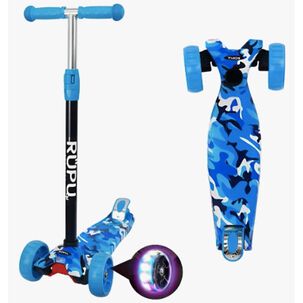 Scooter Monopatin Militar Ruedas Led