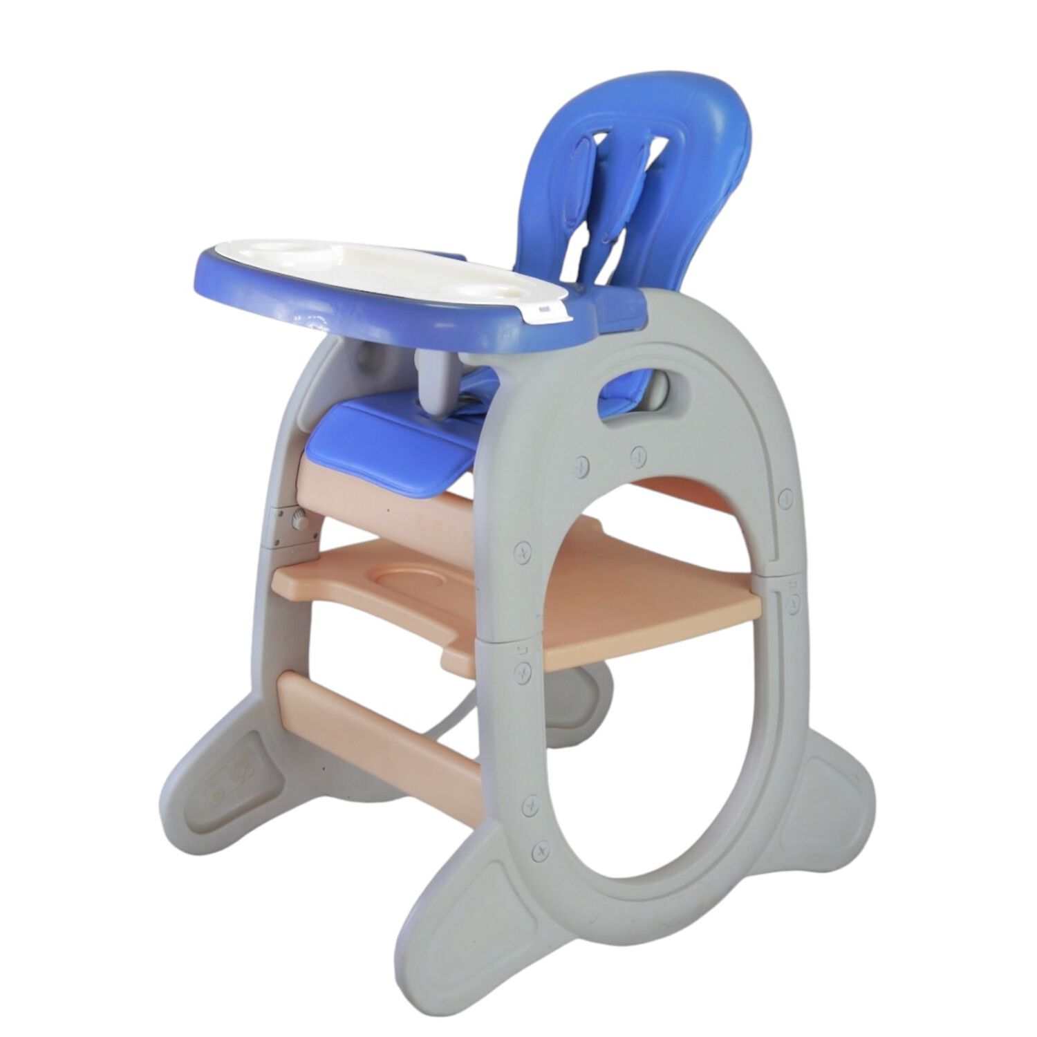 Silla De Comer Para Bebe 2 En 1 (silla + Mesa) Celeste image number 5.0