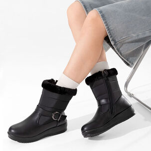 Botin Negro Casual Mujer Weide Tfa190