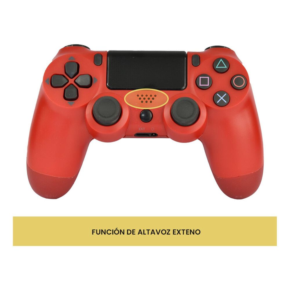 Control Joystick Inal&aacute;mbrico Doble Shock P4 Rojo Levo image number 2.0