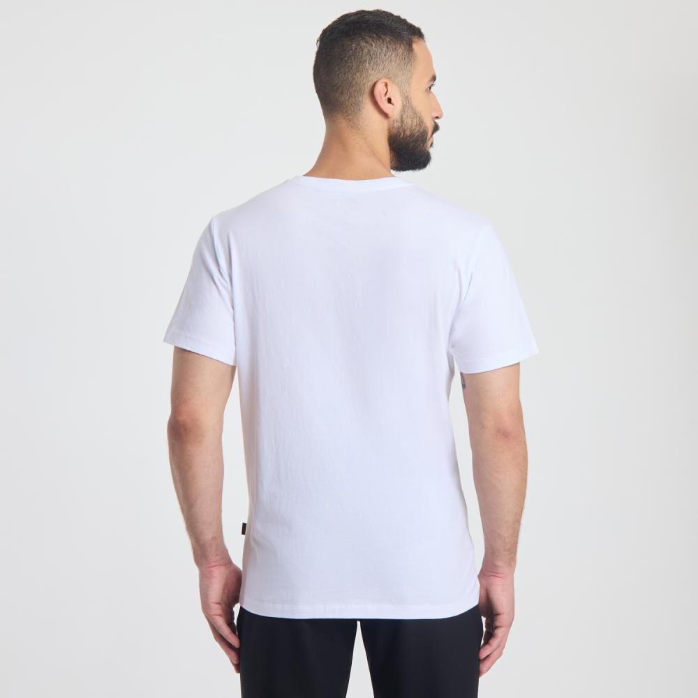 Polera Estampada Manga Corta Cuello Redondo Hombre Az Black image number 3.0