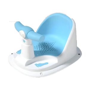 Silla De Ducha Para Bebes Asiento Baño Blanco Celeste Infantil